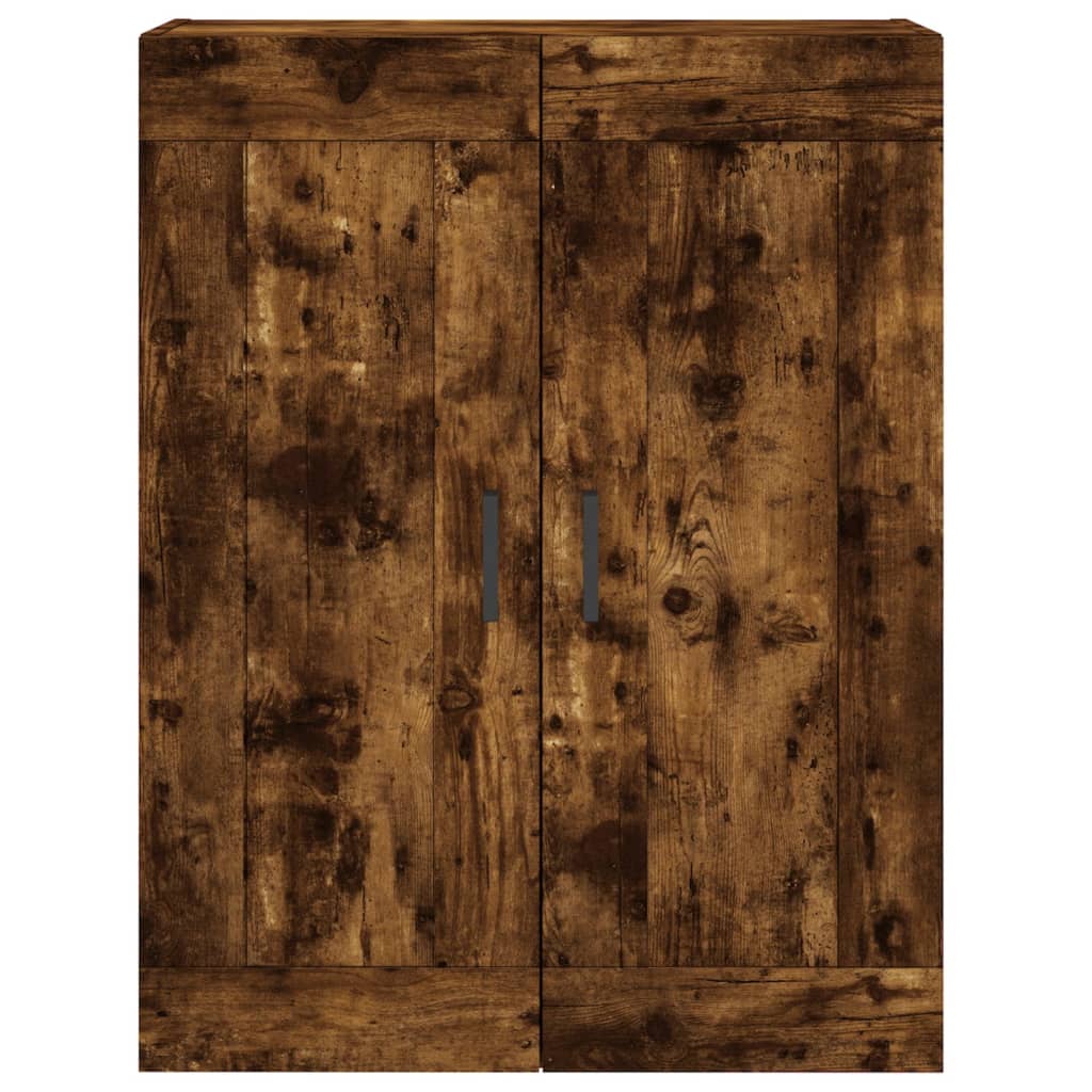 Highboard Smoked Oak 69.5x34x180 cm Engineered Wood