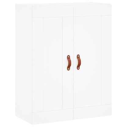 Highboard White 69,5x34x180 cm Engineered Wood