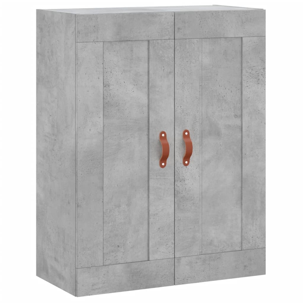 Highboard Concrete Grey 69,5x34x180 cm Engineered Wood