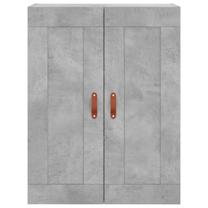 Highboard Concrete Grey 69,5x34x180 cm Engineered Wood