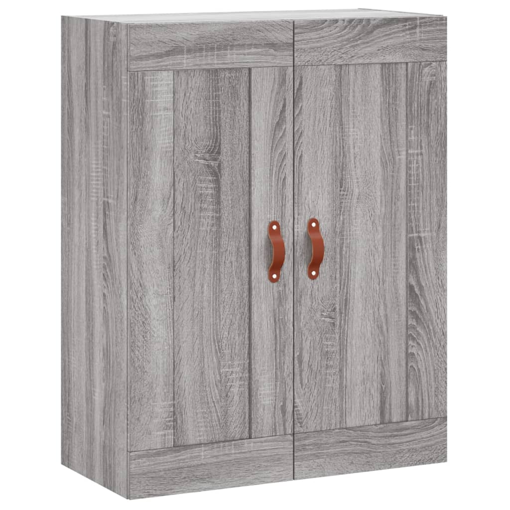 Highboard Grey Sonoma 69,5x34x180 cm Engineered Wood