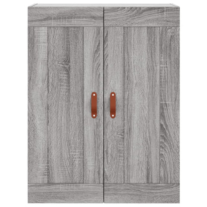 Highboard Grey Sonoma 69,5x34x180 cm Engineered Wood