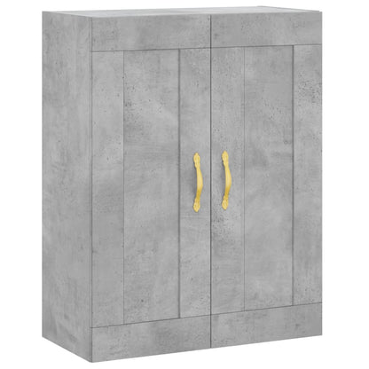 Highboard Concrete Grey 69,5x34x180 cm Engineered Wood