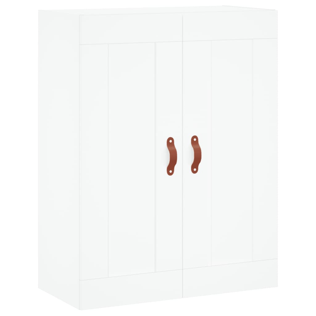 Highboard White 69,5x34x180 cm Engineered Wood