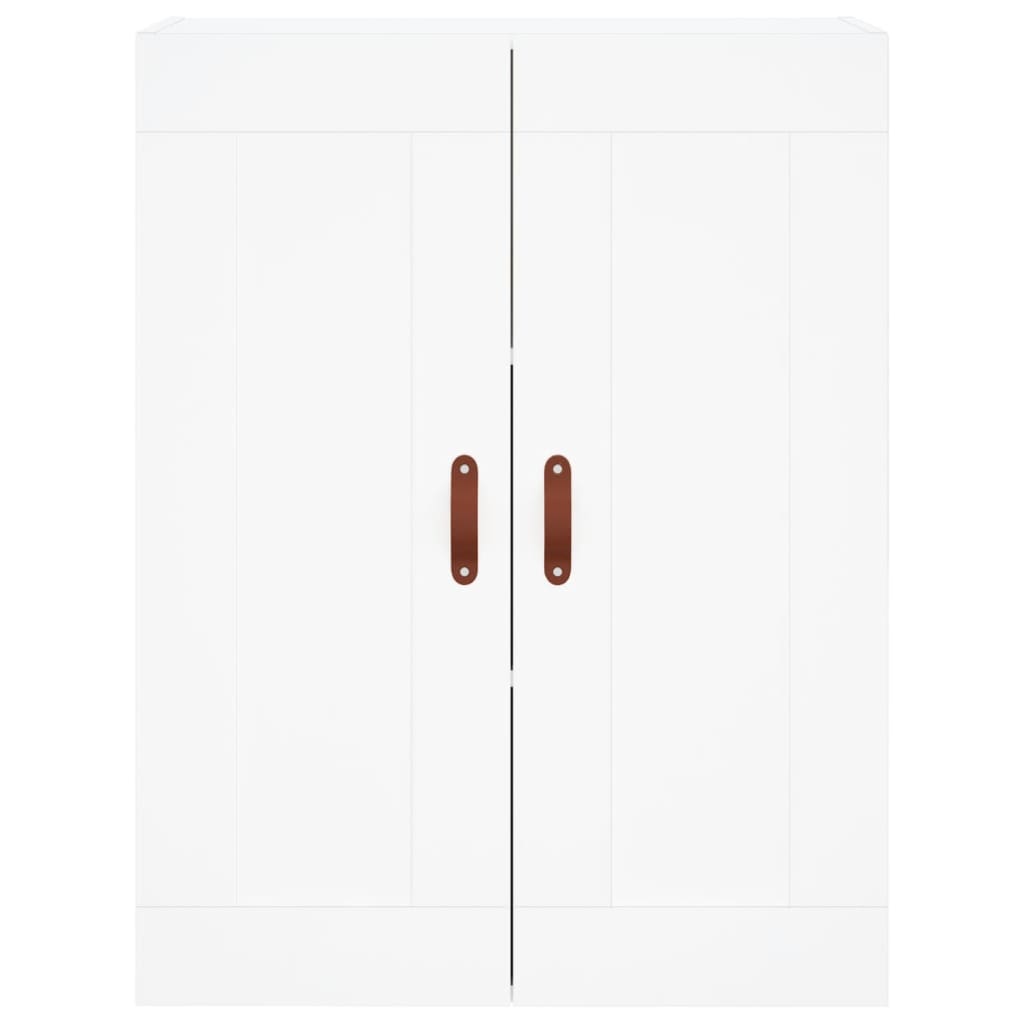 Highboard White 69,5x34x180 cm Engineered Wood