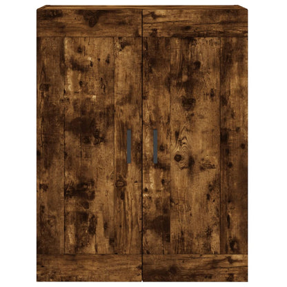 Highboard Smoked Oak 69.5x34x180 cm Engineered Wood