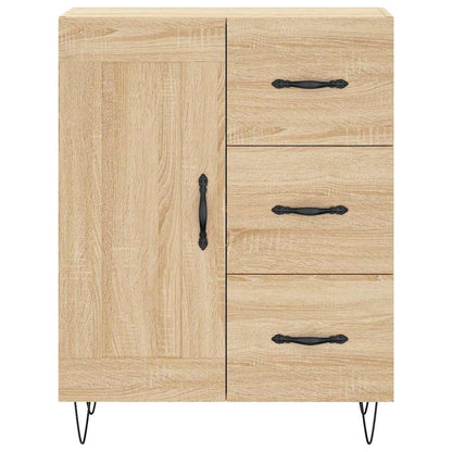 Highboard Sonoma Oak 69.5x34x180 cm Engineered Wood