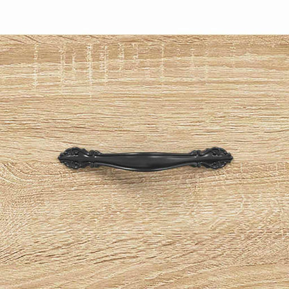 Highboard Sonoma Oak 69.5x34x180 cm Engineered Wood