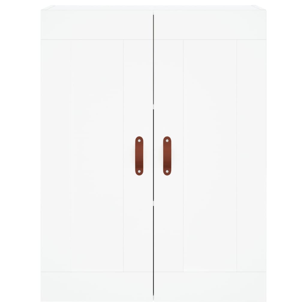 Highboard White 69,5x34x180 cm Engineered Wood