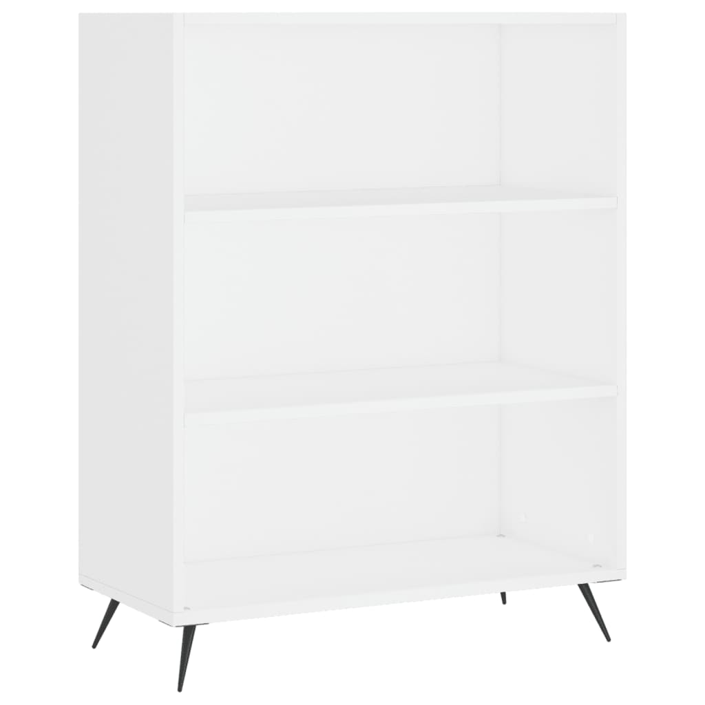 Highboard White 69,5x34x180 cm Engineered Wood