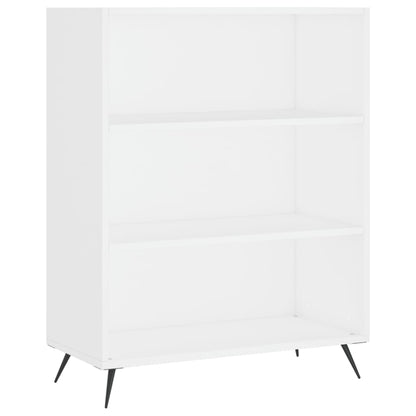 Highboard White 69,5x34x180 cm Engineered Wood
