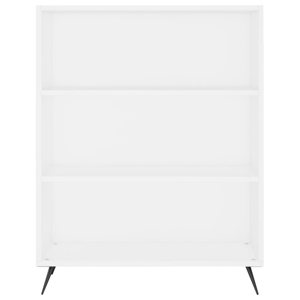 Highboard White 69,5x34x180 cm Engineered Wood