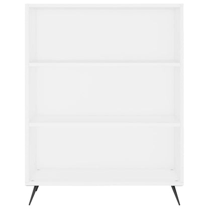 Highboard White 69,5x34x180 cm Engineered Wood