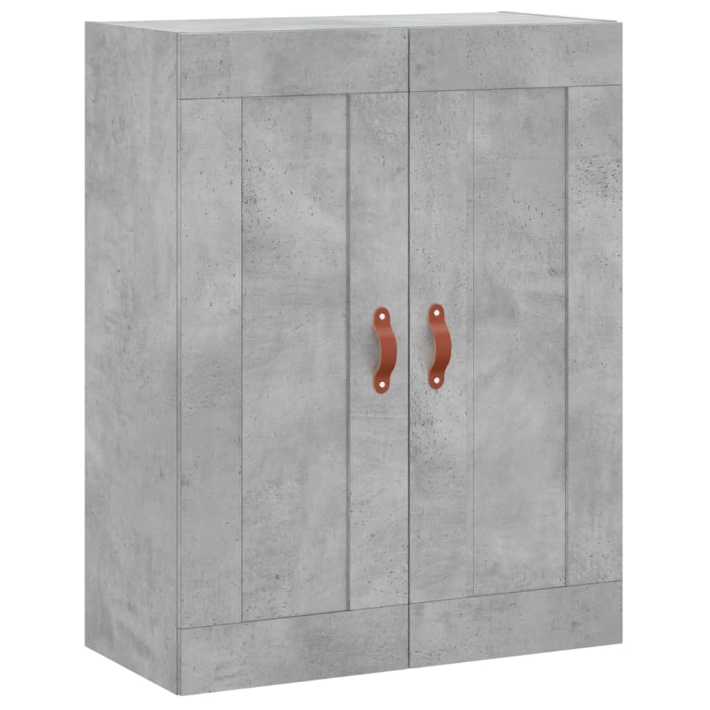 Highboard Concrete Grey 69,5x34x180 cm Engineered Wood
