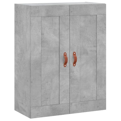 Highboard Concrete Grey 69,5x34x180 cm Engineered Wood