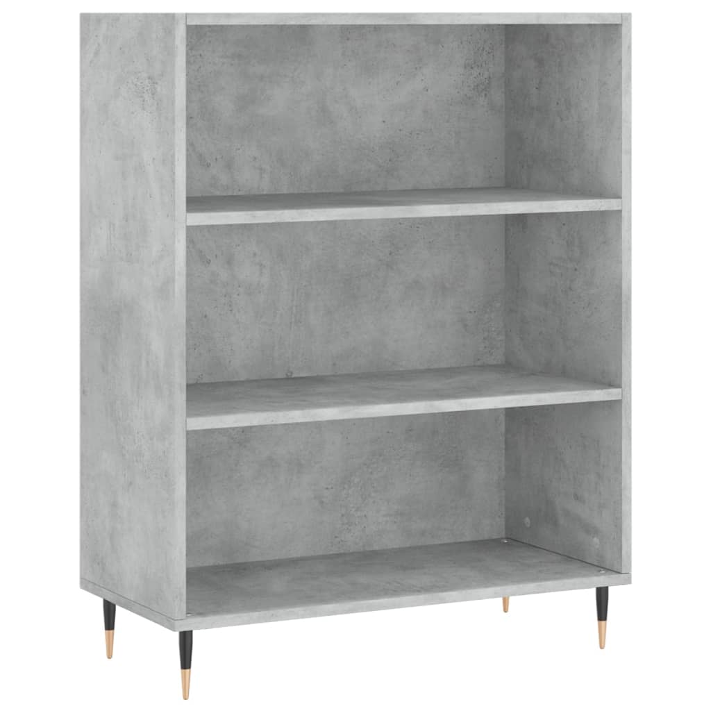 Highboard Concrete Grey 69,5x34x180 cm Engineered Wood