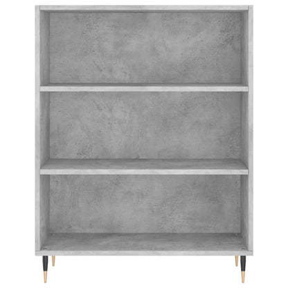 Highboard Concrete Grey 69,5x34x180 cm Engineered Wood