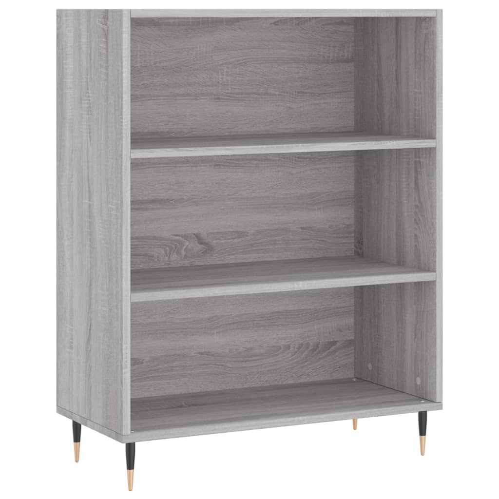 Highboard Grey Sonoma 69,5x34x180 cm Engineered Wood