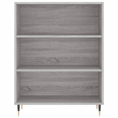 Highboard Grey Sonoma 69,5x34x180 cm Engineered Wood