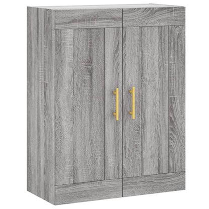 Highboard Grey Sonoma 69.5x34x180 cm Engineered Wood