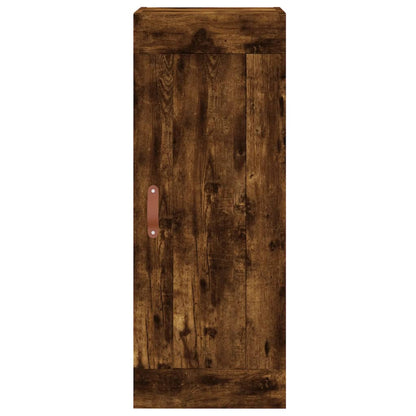 Highboard Smoked Oak 34.5x34x180 cm Engineered Wood