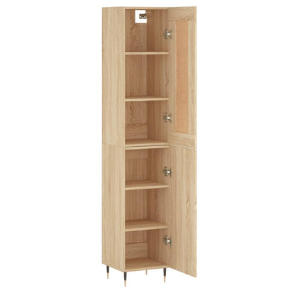 Highboard Sonoma Oak 34.5x34x180 cm Engineered Wood