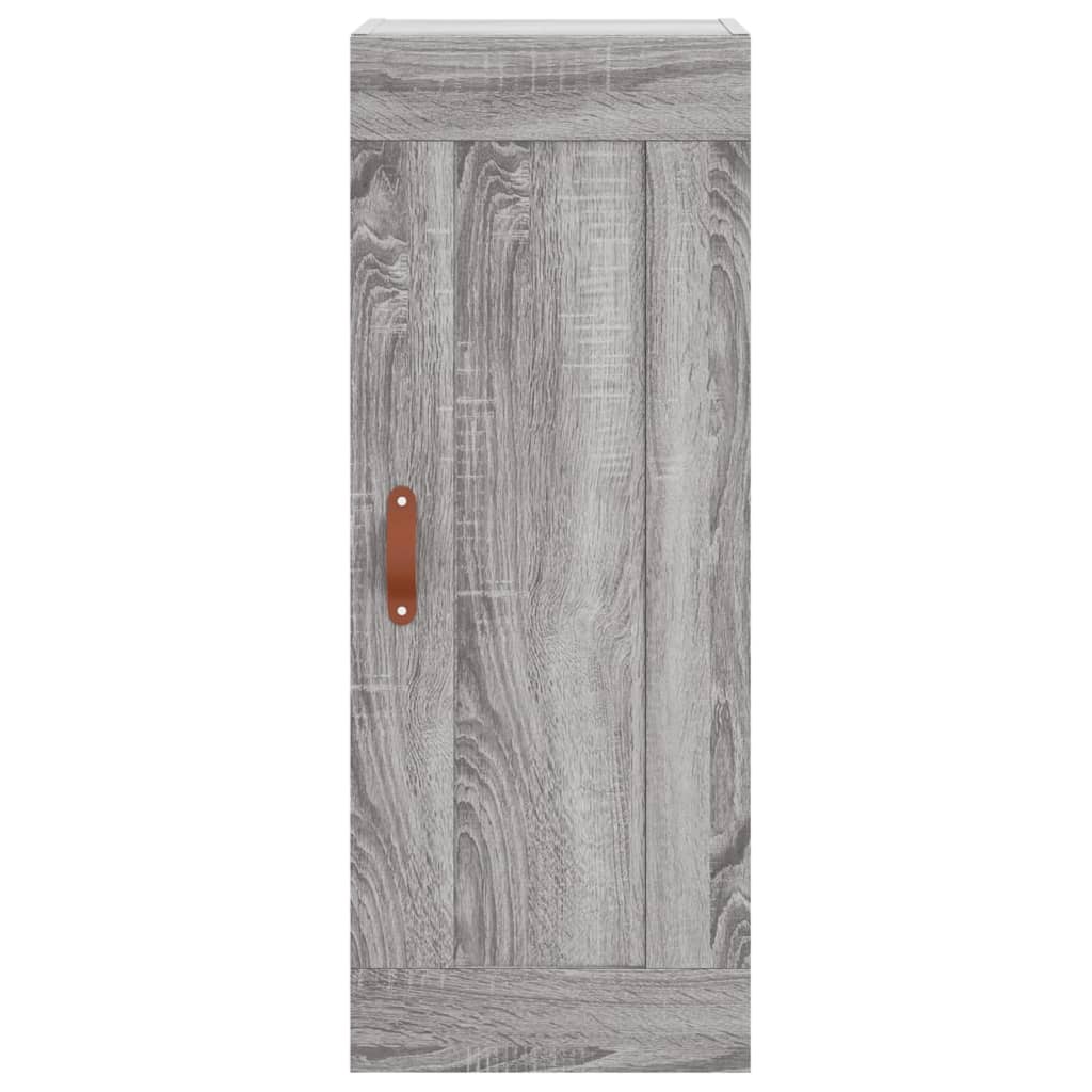 Highboard Grey Sonoma 34.5x34x180 cm Engineered Wood