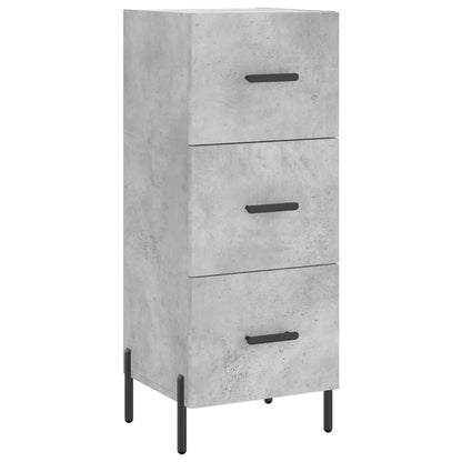 Highboard Concrete Grey 34,5x34x180 cm Engineered Wood