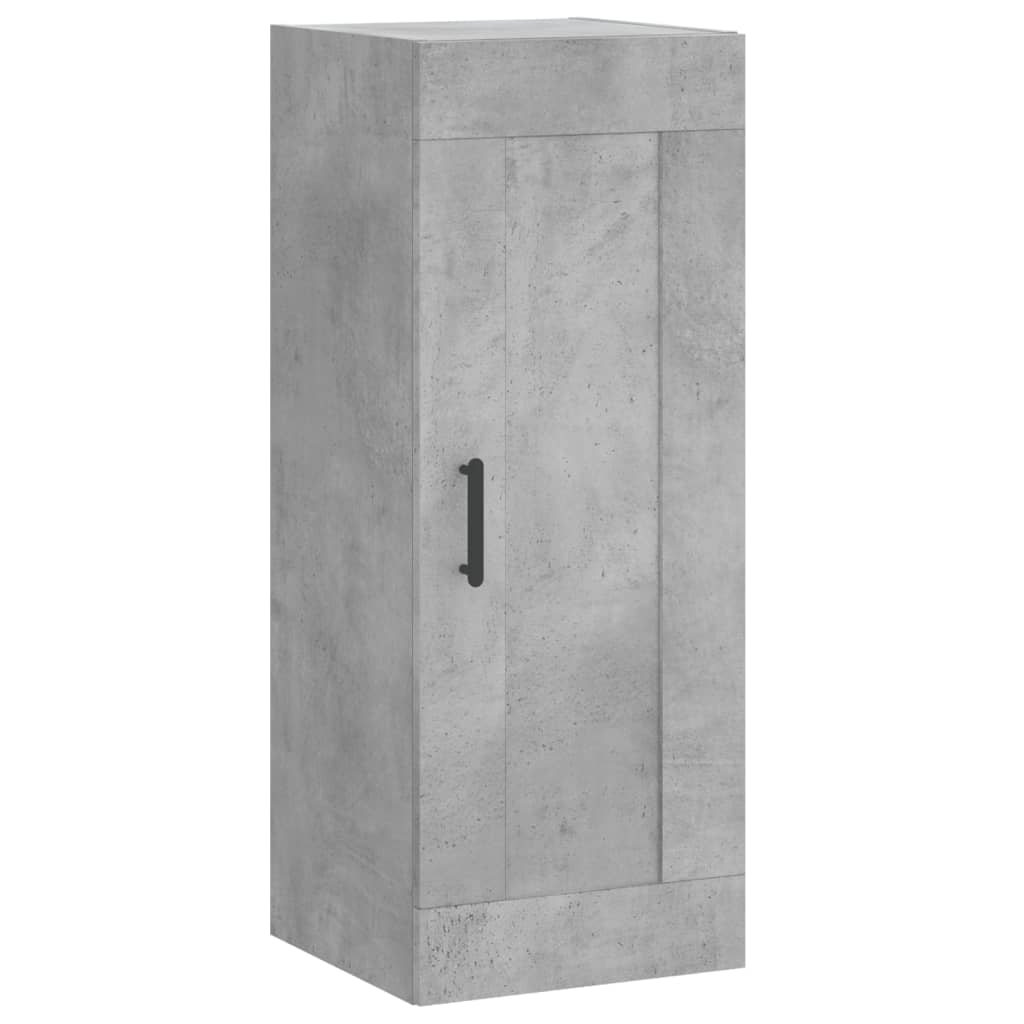 Highboard Concrete Grey 34,5x34x180 cm Engineered Wood