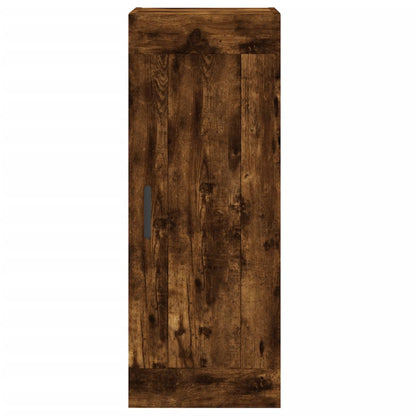 Highboard Smoked Oak 34,5x34x180 cm Engineered Wood