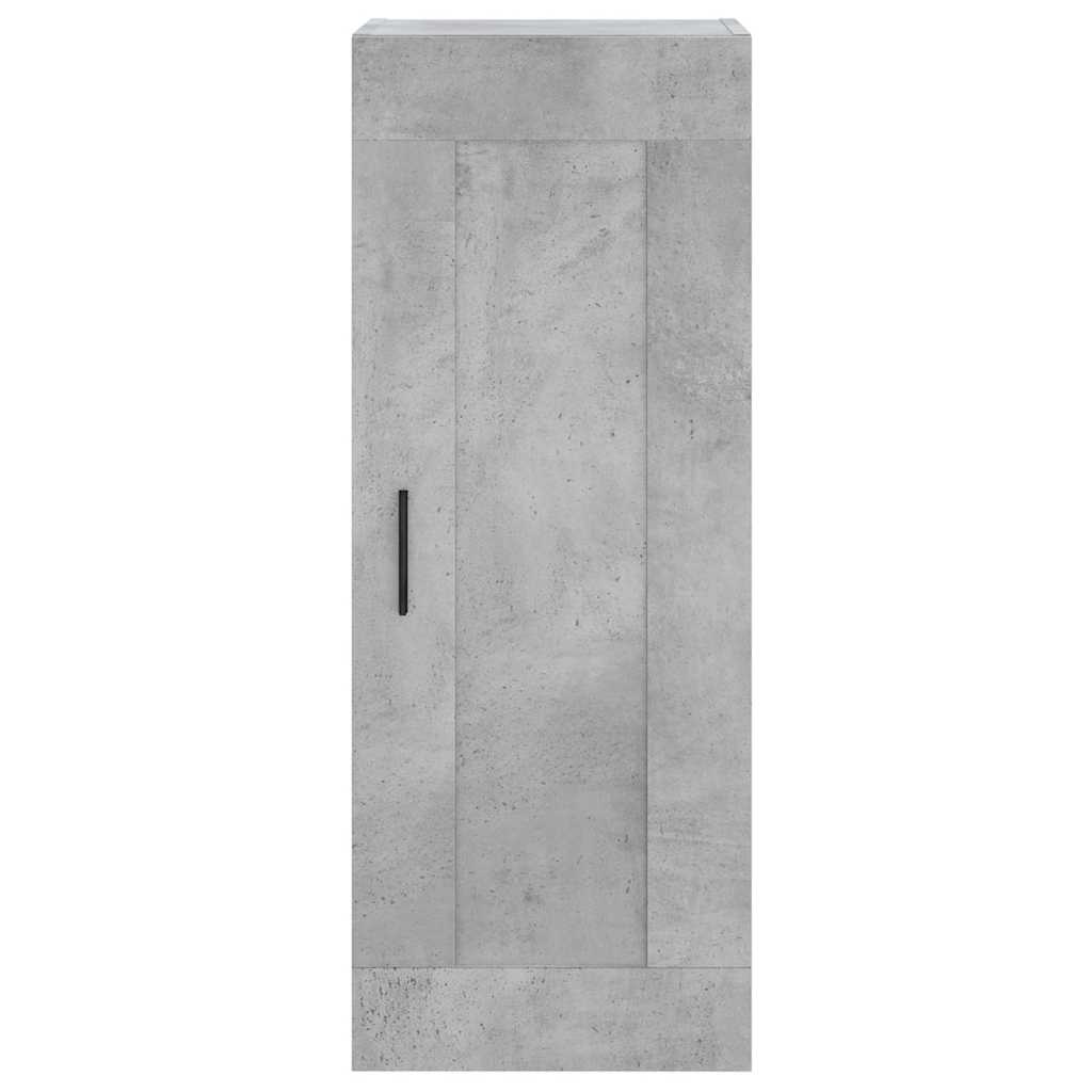 Highboard Concrete Grey 34,5x34x180 cm Engineered Wood