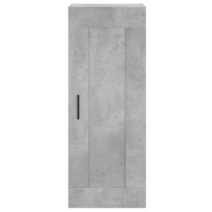 Highboard Concrete Grey 34,5x34x180 cm Engineered Wood