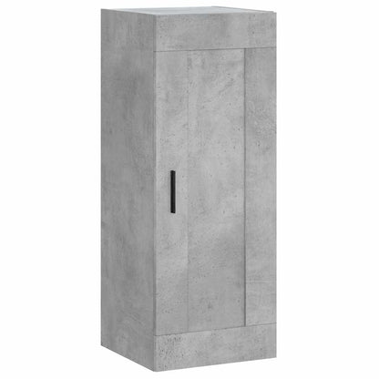 Highboard Concrete Grey 34,5x34x180 cm Engineered Wood