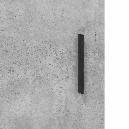 Highboard Concrete Grey 34,5x34x180 cm Engineered Wood