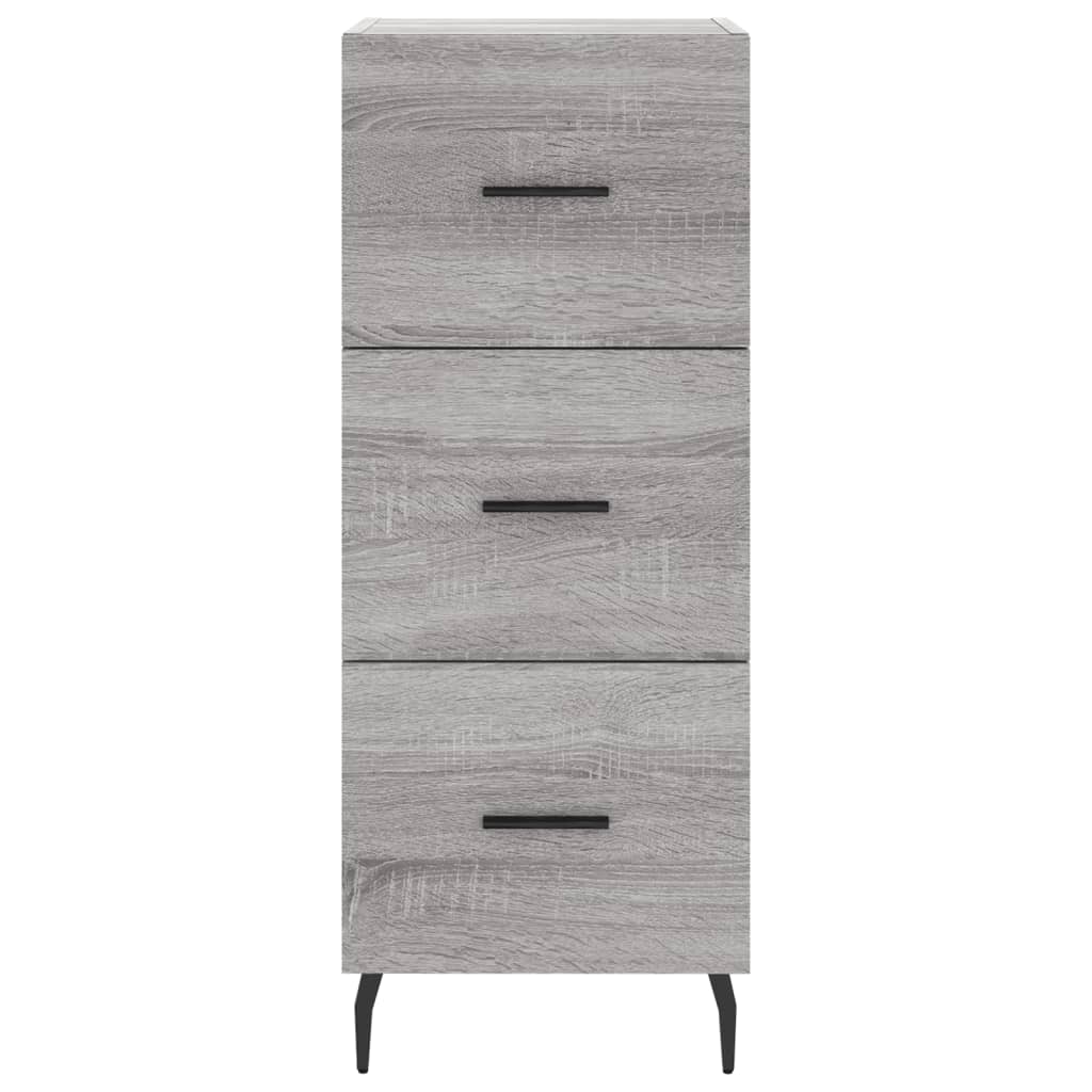 Highboard Grey Sonoma 34,5x34x180 cm Engineered Wood