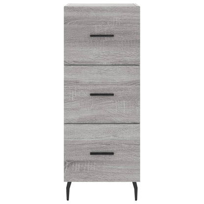 Highboard Grey Sonoma 34,5x34x180 cm Engineered Wood