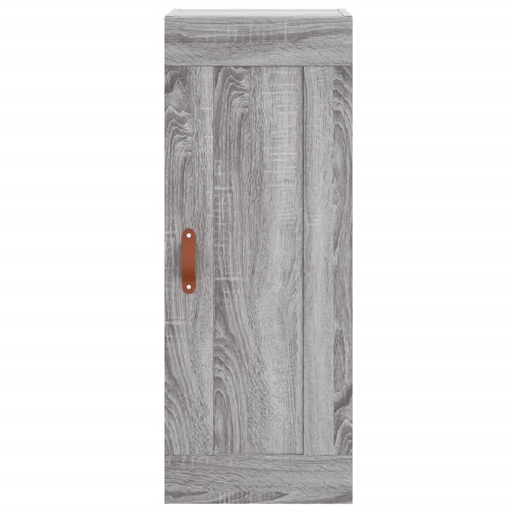 Highboard Grey Sonoma 34.5x34x180 cm Engineered Wood