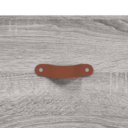 Highboard Grey Sonoma 34.5x34x180 cm Engineered Wood