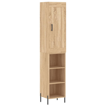 Highboard Sonoma Oak 34,5x34x180 cm Engineered Wood
