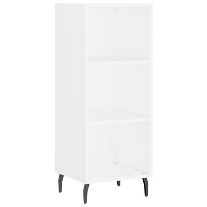 Highboard White 34,5x34x180 cm Engineered Wood