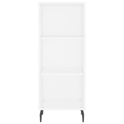 Highboard White 34,5x34x180 cm Engineered Wood
