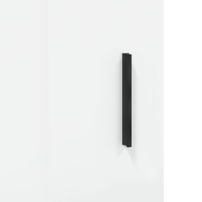 Highboard White 34,5x34x180 cm Engineered Wood