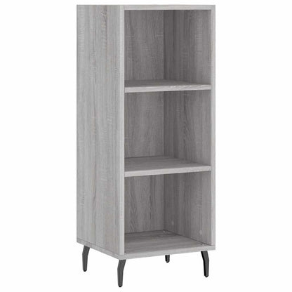 Highboard Grey Sonoma 34,5x34x180 cm Engineered Wood