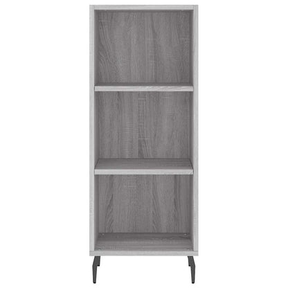 Highboard Grey Sonoma 34,5x34x180 cm Engineered Wood
