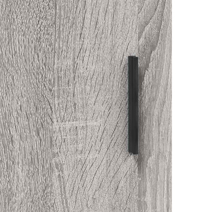 Highboard Grey Sonoma 34,5x34x180 cm Engineered Wood