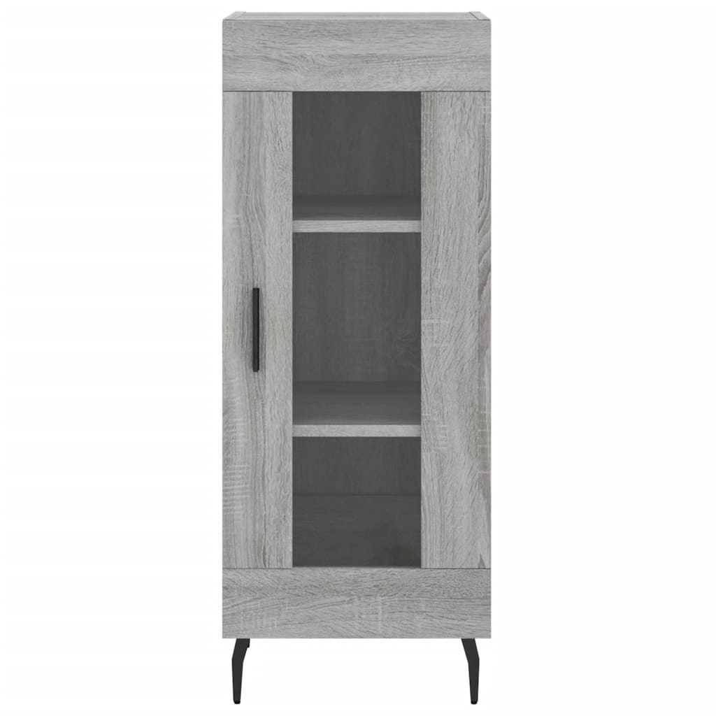 Highboard Grey Sonoma 34,5x34x180 cm Engineered Wood