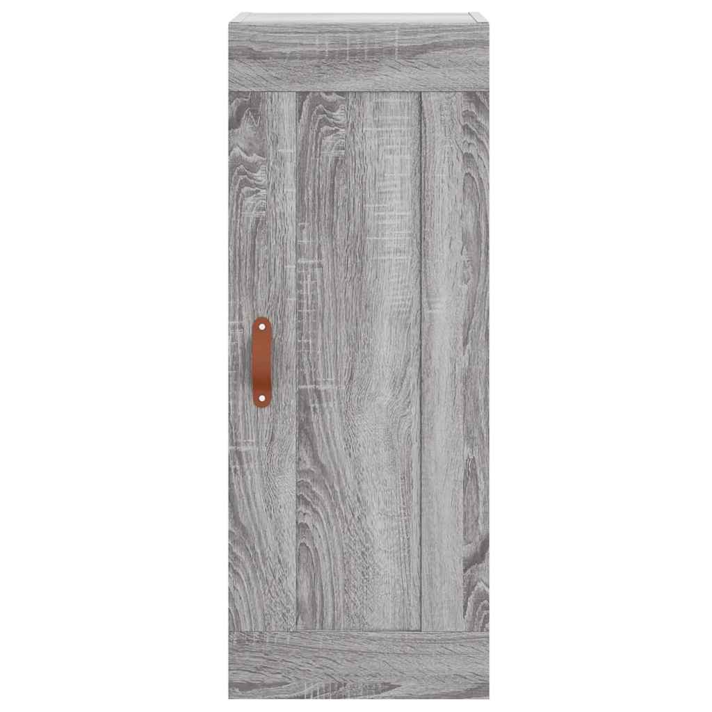 Highboard Grey Sonoma 34.5x34x180 cm Engineered Wood