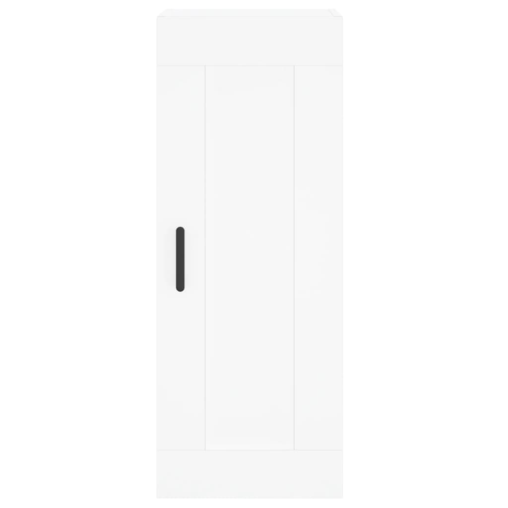 Highboard White 34,5x34x180 cm Engineered Wood