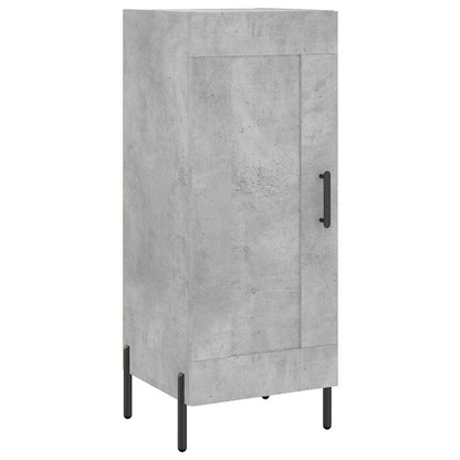 Highboard Concrete Grey 34,5x34x180 cm Engineered Wood