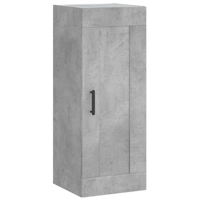 Highboard Concrete Grey 34,5x34x180 cm Engineered Wood